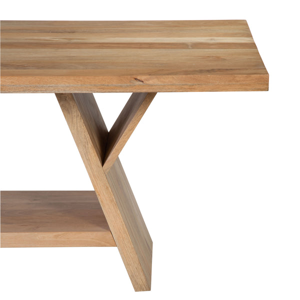 Dovetail Ravenna Dining Table Natural Finish Mango Wood BB220