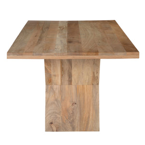 Dovetail Ravenna Dining Table Natural Finish Mango Wood BB220