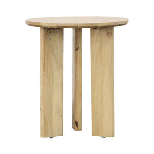 Dovetail Hora Side Table Mango Wood Light - Natural 