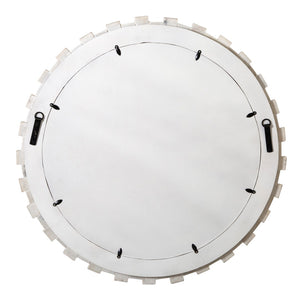 Dovetail Raquel Mirror Marble - White