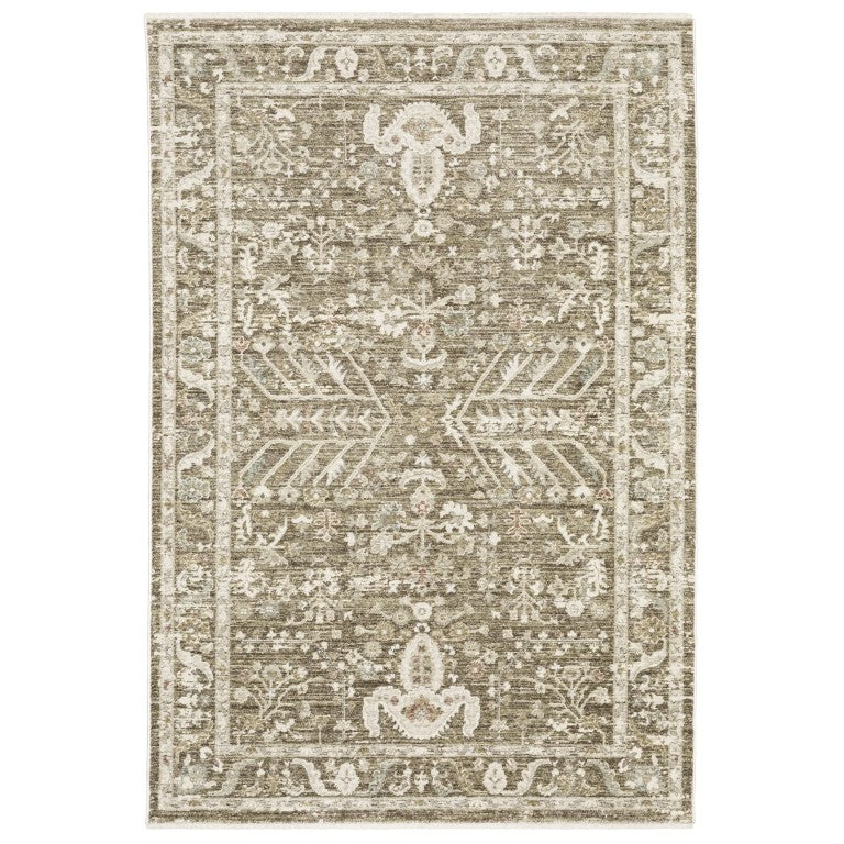Oriental Weavers Brookhaven Vintage Inspired Polyester Accent Rug with Artisan Texture for Cozy Interiors 2' x 3' BBKH01060090ST