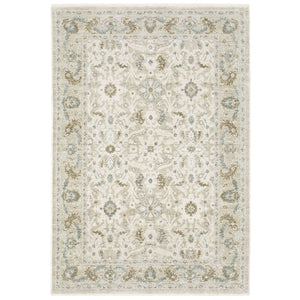 Oriental Weavers Brookhaven Vintage Inspired Polyester Accent Rug with Plush Tactile Depth for Entryways 2' x 3' BBKH04060090ST