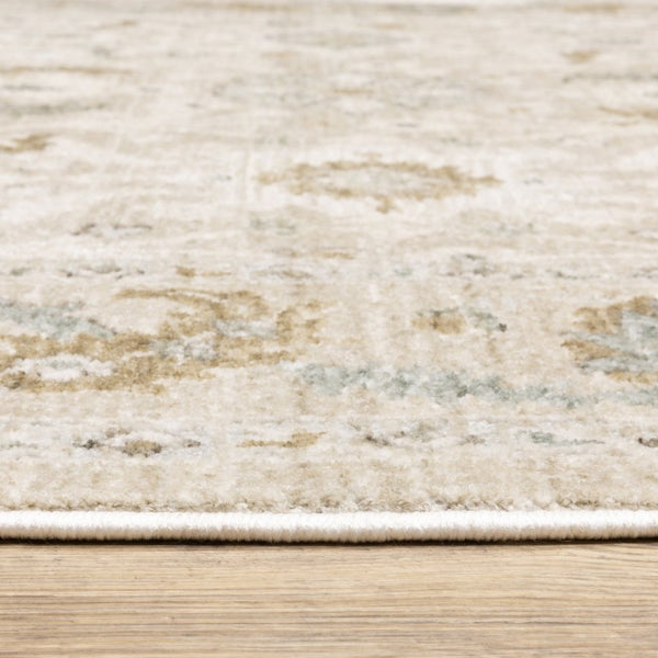 Oriental Weavers Brookhaven Vintage Inspired Polyester Accent Rug with Plush Tactile Depth for Entryways 2' x 3' BBKH04060090ST