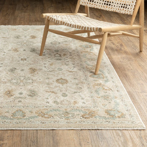 Oriental Weavers Brookhaven Vintage Inspired Polyester Accent Rug with Plush Tactile Depth for Entryways 2' x 7'6" BBKH04060228ST