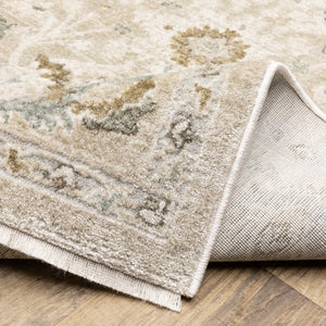 Oriental Weavers Brookhaven Vintage Inspired Polyester Accent Rug with Plush Tactile Depth for Entryways 2' x 7'6" BBKH04060228ST