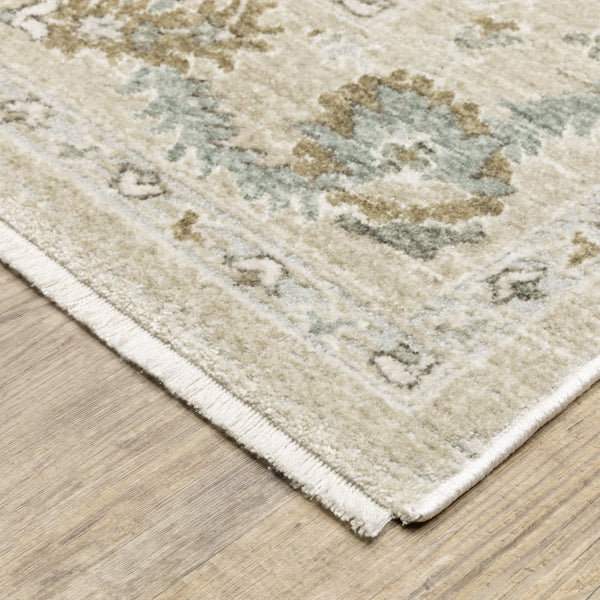 Oriental Weavers Brookhaven Vintage Inspired Polyester Accent Rug with Plush Tactile Depth for Entryways 7'8" x 10' BBKH04233305ST