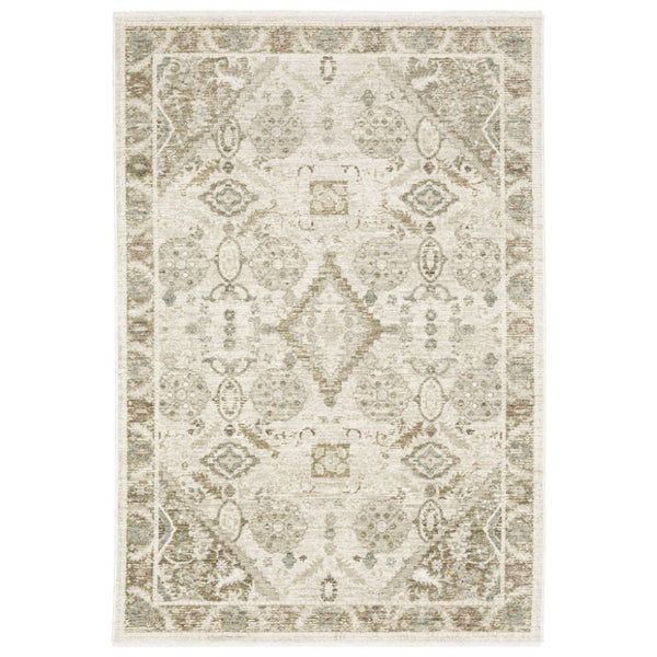 Oriental Weavers Brookhaven Traditional Motif Polyester Accent Rug Vintage Warmth for Bedroom Entryway 2' x 3' BBKH05060090ST