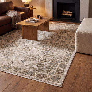 Oriental Weavers Brookhaven Traditional Motif Polyester Accent Rug Vintage Warmth for Bedroom Entryway 2' x 7'6" BBKH05060228ST