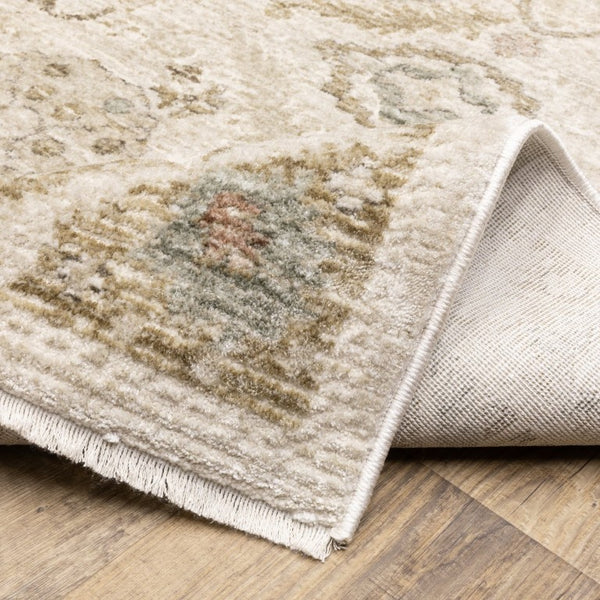 Oriental Weavers Brookhaven Traditional Motif Polyester Accent Rug Vintage Warmth for Bedroom Entryway 2' x 7'6" BBKH05060228ST