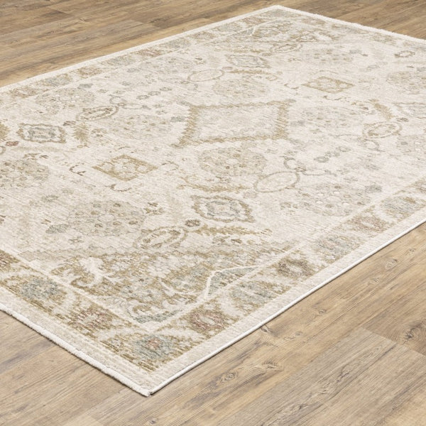 Oriental Weavers Brookhaven Traditional Motif Polyester Accent Rug Vintage Warmth for Bedroom Entryway 3' x 5' BBKH05090152ST