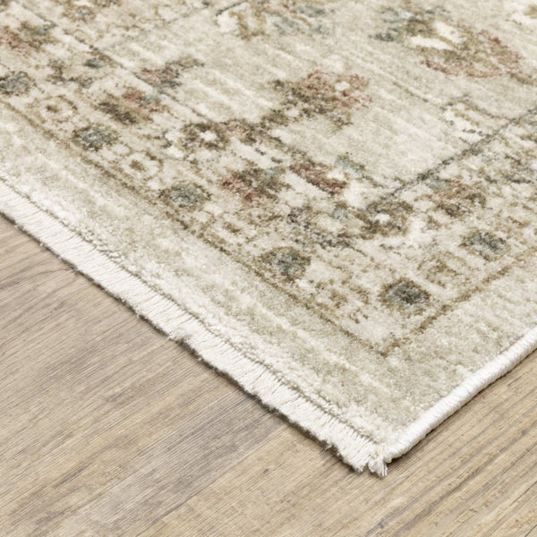 Oriental Weavers Brookhaven Heritage Polyester Accent Rug with Vintage Palette for Living Rooms 2' x 10' BBKH06060305ST