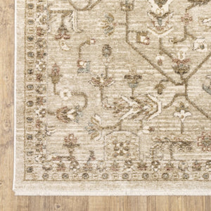 Oriental Weavers Brookhaven Heritage Polyester Accent Rug with Vintage Palette for Living Rooms 3' x 5' BBKH06090152ST