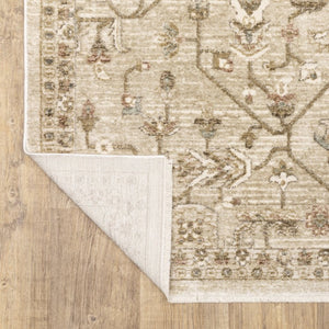 Oriental Weavers Brookhaven Heritage Polyester Accent Rug with Vintage Palette for Living Rooms 5'1" x 7'6" BBKH06152228ST