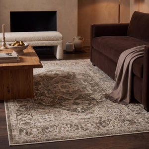Oriental Weavers Brookhaven Vintage Traditional Polyester Accent Rug for Entryways and Cozy Bedroom Nooks 2' x 3' BBKH08060090ST