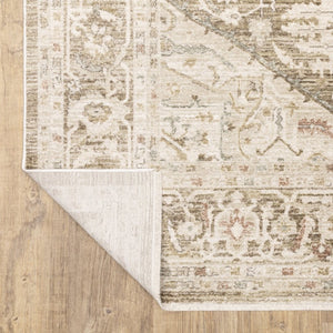 Oriental Weavers Brookhaven Vintage Traditional Polyester Accent Rug for Entryways and Cozy Bedroom Nooks 5'1" x 7'6" BBKH08152228ST