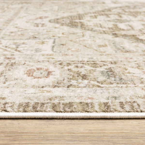 Oriental Weavers Brookhaven Vintage Traditional Polyester Accent Rug for Entryways and Cozy Bedroom Nooks 7'8" x 10' BBKH08233305ST