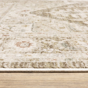 Oriental Weavers Brookhaven Vintage Traditional Polyester Accent Rug for Entryways and Cozy Bedroom Nooks 9'10" x 12'6" BBKH08300380ST