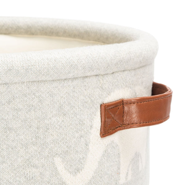 Safavieh EFFY Elephant Basket – Adorable Soft Fabric Storage for Nursery, Playroom & Laundry Room Décor BBY6108A