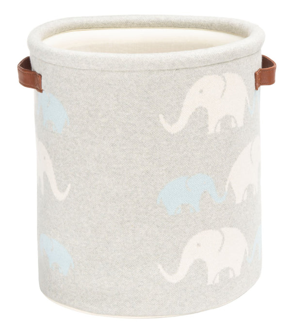 Safavieh EFFY Elephant Basket – Adorable Soft Fabric Storage for Nursery, Playroom & Laundry Room Décor BBY6108A
