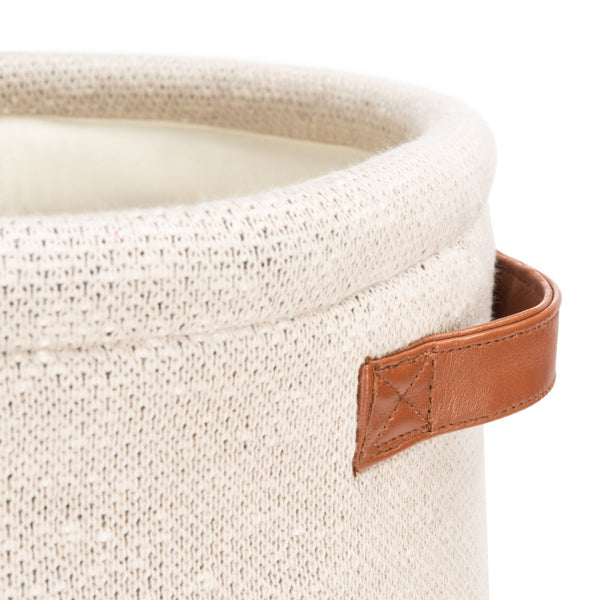 Safavieh KIBBLES Basket - Stylish Grey Storage Solution for Toys, Laundry, and Household Clutter - Soft Edges BBY6110A