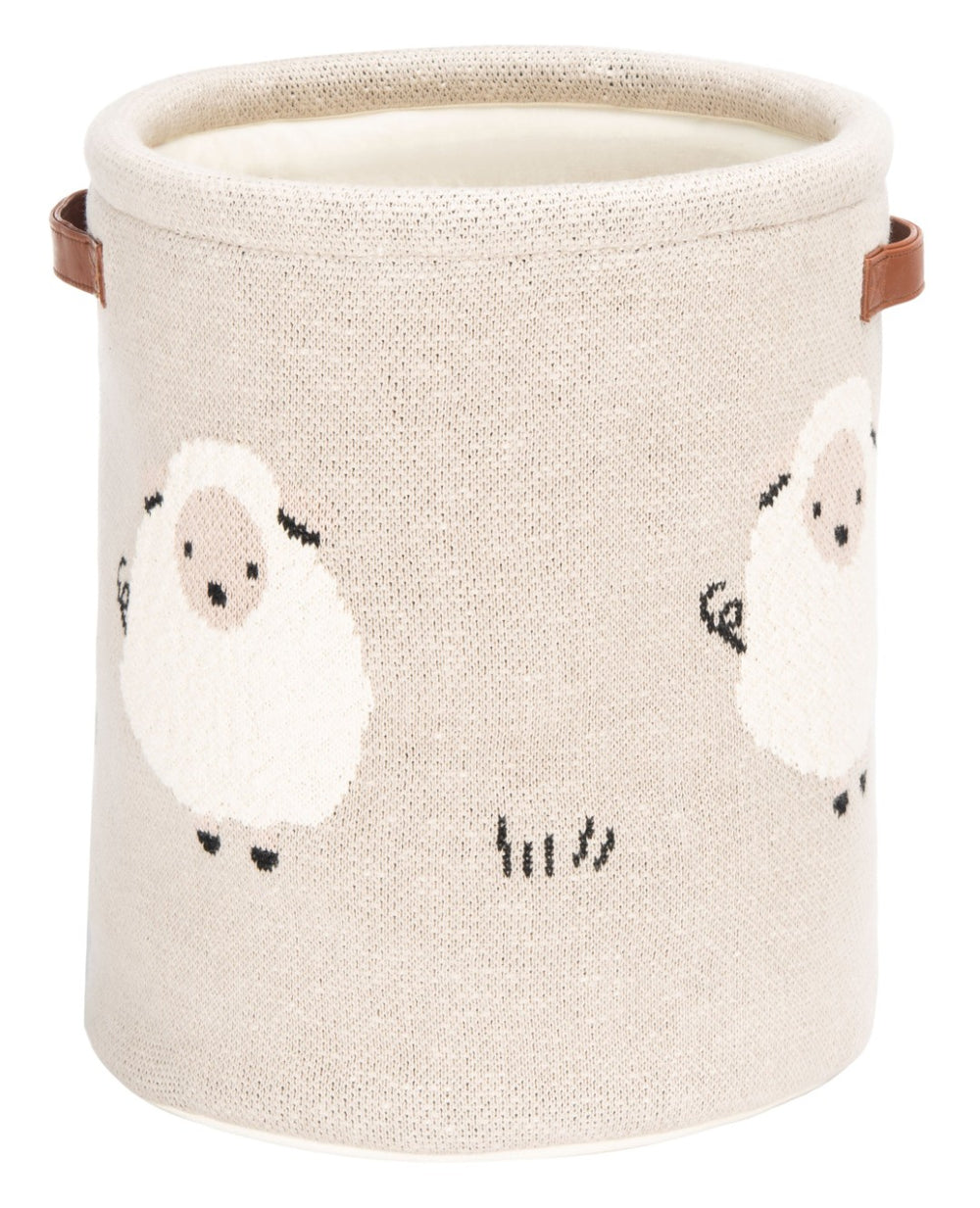 Safavieh KIBBLES Basket - Stylish Grey Storage Solution for Toys, Laundry, and Household Clutter - Soft Edges BBY6110A