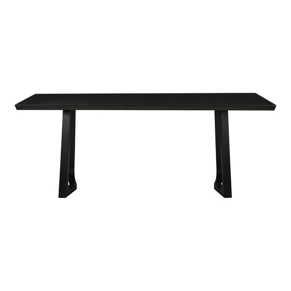 Moe's Home Silas Dining Table In Solid White Ash - Mid-century Modern Design For Stylish Dining Spaces Black Solid White Ash Bc-1099-02-0