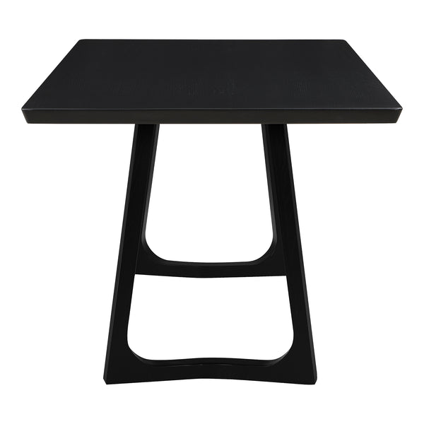 Moe's Home Silas Dining Table In Solid White Ash - Mid-century Modern Design For Stylish Dining Spaces Black Solid White Ash Bc-1099-02-0