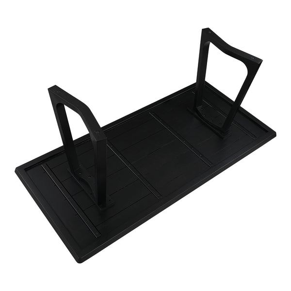 Moe's Home Silas Dining Table In Solid White Ash - Mid-century Modern Design For Stylish Dining Spaces Black Solid White Ash Bc-1099-02-0