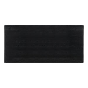 Moe's Home Silas Dining Table In Solid White Ash - Mid-century Modern Design For Stylish Dining Spaces Black Solid White Ash Bc-1099-02-0