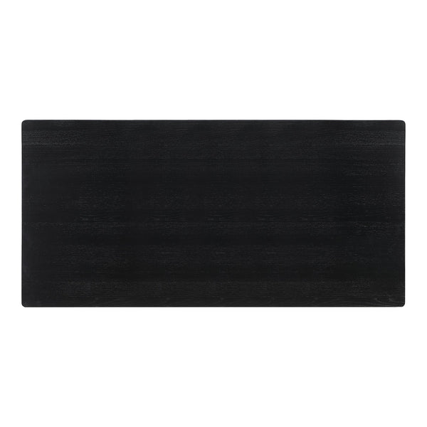 Moe's Home Silas Dining Table In Solid White Ash - Mid-century Modern Design For Stylish Dining Spaces Black Solid White Ash Bc-1099-02-0