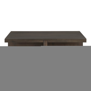 Moe's Home Folke Coffee Table - Exquisite Solid Oak Design Enhancing Your Living Space With Artisanal Elegance Brown Solid Oak Bc-1116-21