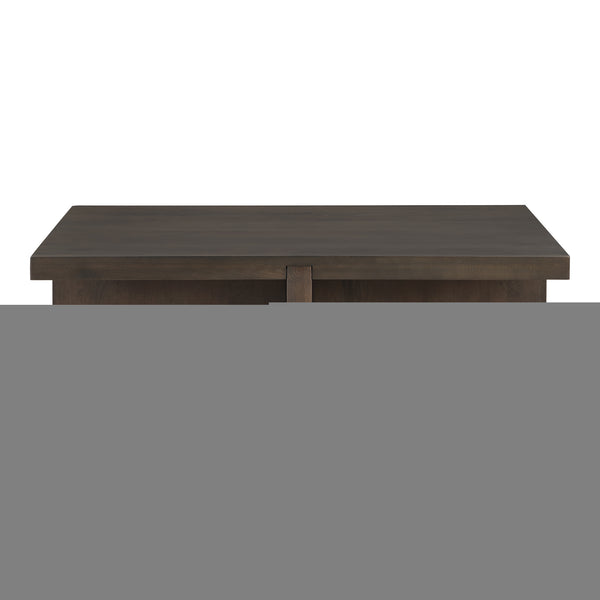 Moe's Home Folke Coffee Table - Exquisite Solid Oak Design Enhancing Your Living Space With Artisanal Elegance Brown Solid Oak Bc-1116-21