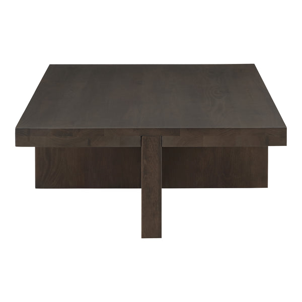Moe's Home Folke Coffee Table - Exquisite Solid Oak Design Enhancing Your Living Space With Artisanal Elegance Brown Solid Oak Bc-1116-21
