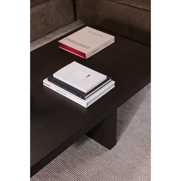 Moe's Home Folke Coffee Table - Exquisite Solid Oak Design Enhancing Your Living Space With Artisanal Elegance Brown Solid Oak Bc-1116-21