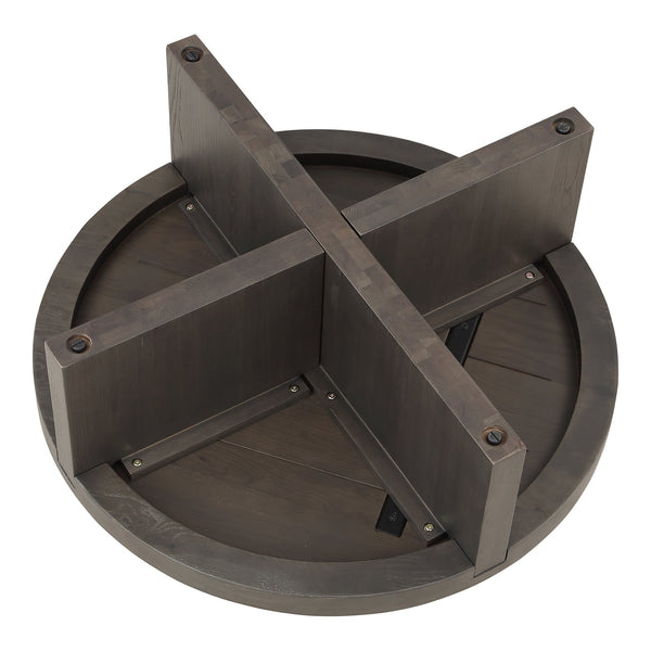 Moe's Home Folke Coffee Table - Exquisite Solid Oak Design Enhancing Your Living Space With Artisanal Elegance Brown Solid Oak Bc-1117-21