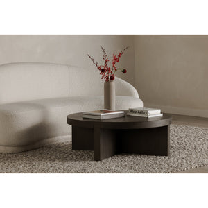 Moe's Home Folke Coffee Table - Exquisite Solid Oak Design Enhancing Your Living Space With Artisanal Elegance Brown Solid Oak Bc-1117-21
