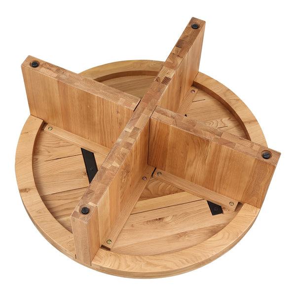 Moe's Home Folke Coffee Table - Exquisite Solid Oak Design Enhancing Your Living Space With Artisanal Elegance Natural Solid Oak Bc-1117-24