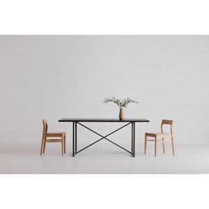 Moe's Home Owing Dining Chair Set Of 2 - Stylish Solid Wood Design With Curved Open-back For Modern Dining Natural Solid Oak Bc-1123-24