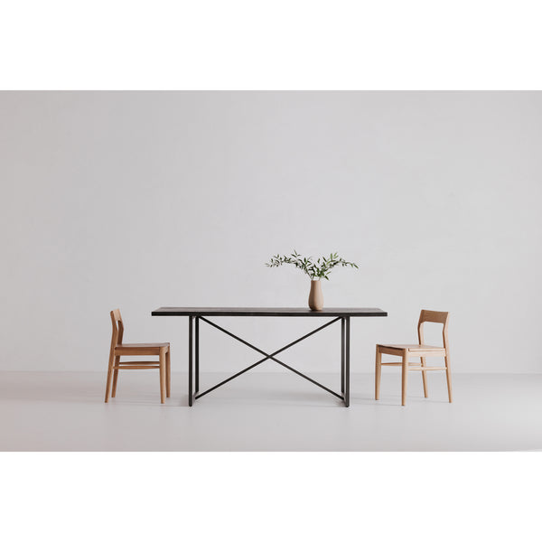 Moe's Home Owing Dining Chair Set Of 2 - Stylish Solid Wood Design With Curved Open-back For Modern Dining Natural Solid Oak Bc-1123-24