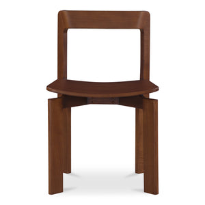 Moe's Home Daifuku Dining Chair - Set Of 2, Elegant Japanese Design With Solid Ash Construction For Comfort Brown Solid White Ash,Ash Veneer Over Plywood Seat Bc-1128-20