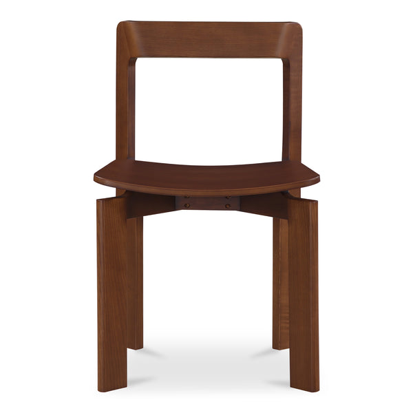 Moe's Home Daifuku Dining Chair - Set Of 2, Elegant Japanese Design With Solid Ash Construction For Comfort Brown Solid White Ash,Ash Veneer Over Plywood Seat Bc-1128-20