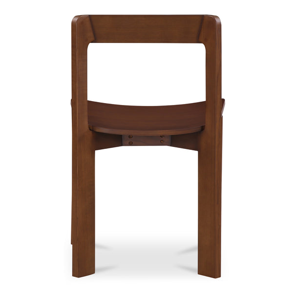 Moe's Home Daifuku Dining Chair - Set Of 2, Elegant Japanese Design With Solid Ash Construction For Comfort Brown Solid White Ash,Ash Veneer Over Plywood Seat Bc-1128-20