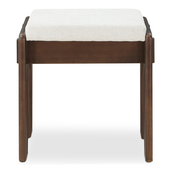Moe's Home Ashby Counter Stool - Elegant Craftsmanship With Moisture-repellent Fabric And Luxurious Comfort Brown Upholstery, 100% Polyester,Solid Ash Bc-1134-20