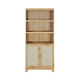 Sheridan Mid-Century Modern Bookcase Cabinet