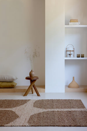 Brink & Campman Craft Fundament 70% Pure New Wool / 15% Jute / 15% Cotton Handwoven Rug Caramel 70% pure new wool   15% jute   15% cotton 149311160230-BRINK-CAMPMAN