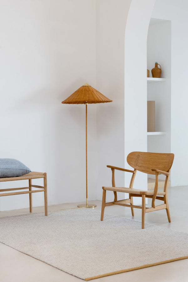 Brink & Campman Craft Matter 70% Pure New Wool / 30% Cotton Handwoven Rug Plain Warm 70% pure new wool   30% cotton 049106140200-BRINK-CAMPMAN