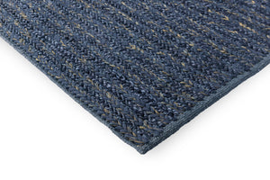 Brink & Campman Craft Plait 40% Pure New Wool / 35% Jute / 20% Cotton / 5% Viscose Handwoven Rug Denim 40% pure new wool   35% jute   20% cotton   5% viscose 049008200280-BRINK-CAMPMAN
