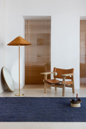 Brink & Campman Craft Plait 40% Pure New Wool / 35% Jute / 20% Cotton / 5% Viscose Handwoven Rug Denim 40% pure new wool   35% jute   20% cotton   5% viscose 049008200280-BRINK-CAMPMAN