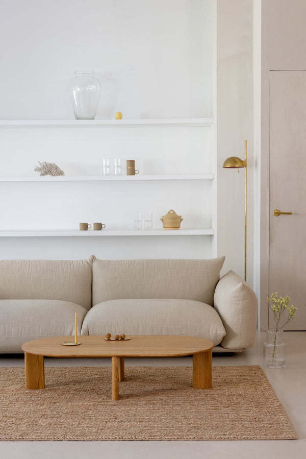 Brink & Campman Craft Plait 40% Pure New Wool / 35% Jute / 20% Cotton / 5% Viscose Handwoven Rug Natural 40% pure new wool   35% jute   20% cotton   5% viscose 049006160230-BRINK-CAMPMAN