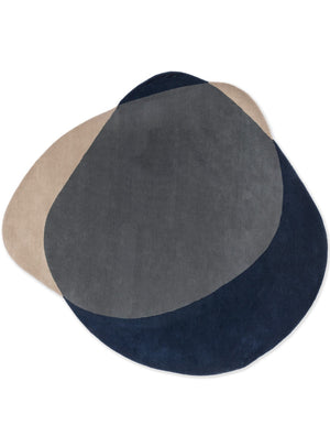 Brink & Campman Element Arp 100% Pure New Wool Handtufted Rug Blue 100% pure new wool 087608160175-BRINK-CAMPMAN